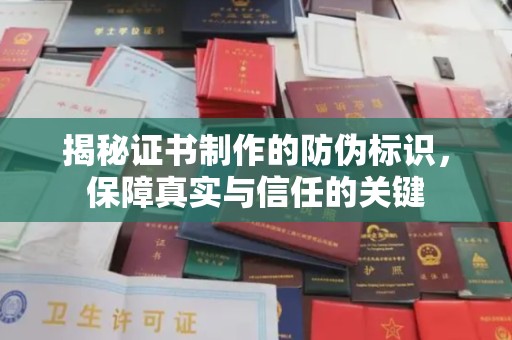日土揭秘证书制作的防伪标识，保障真实与信任的关键